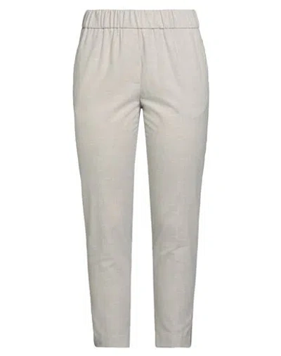 Peserico Woman Pants Beige Size 10 Polyester, Viscose, Elastane In White