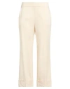 Peserico Woman Pants Beige Size 4 Viscose, Elastane In Beige