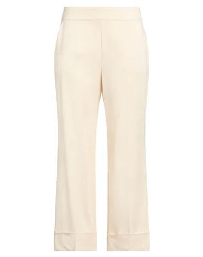 Peserico Woman Pants Beige Size 4 Viscose, Elastane