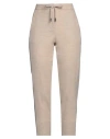 Peserico Woman Pants Beige Size 6 Wool, Polyester, Viscose, Polyamide, Elastane