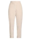 Peserico Woman Pants Beige Size 12 Cotton, Modal, Elastane In Brown