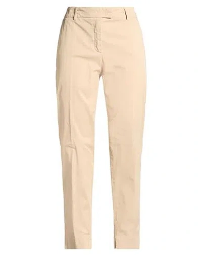 Peserico Woman Pants Beige Size 14 Cotton, Elastane In Brown