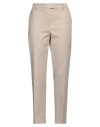 Peserico Woman Pants Beige Size 2 Cotton, Elastane In Beige