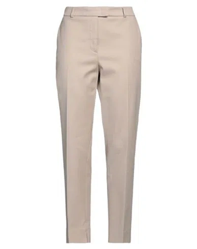 Peserico Woman Pants Beige Size 2 Cotton, Elastane