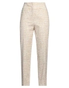 Peserico Woman Pants Beige Size 4 Cotton, Elastane In Beige