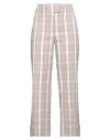 Peserico Woman Pants Beige Size 6 Cotton, Linen, Elastane In Beige