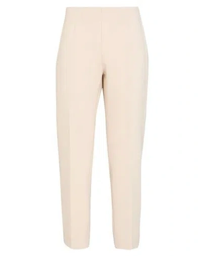 Peserico Woman Pants Beige Size 4 Polyester, Viscose, Cotton, Elastane In Beige