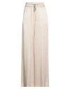 Peserico Woman Pants Beige Size 6 Viscose, Wool In Neutral