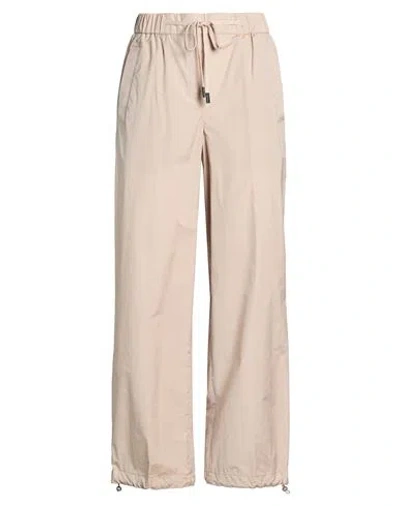 Peserico Woman Pants Beige Size 8 Cotton, Polyester In Pink