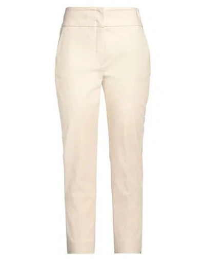 Peserico Woman Pants Beige Size 8 Cotton, Viscose, Elastane