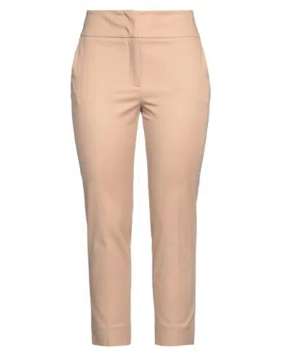 Peserico Woman Pants Beige Size 8 Cotton, Viscose, Elastane