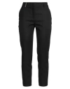 Peserico Woman Pants Black Size 16 Cotton, Viscose, Elastane In Black
