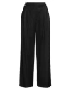 Peserico Woman Pants Black Size 10 Virgin Wool In Black