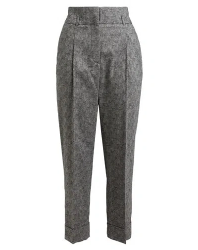 Peserico Woman Pants Black Size 10 Virgin Wool, Elastane