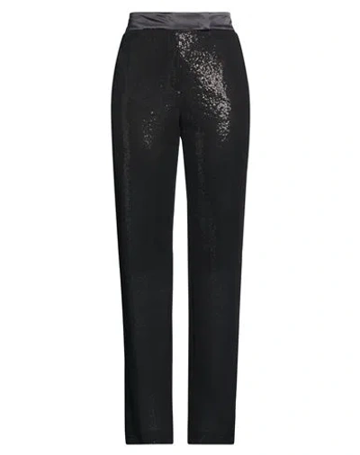 Peserico Woman Pants Black Size 12 Cotton, Polyester
