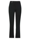 Peserico Woman Pants Black Size 12 Polyester, Viscose, Cotton, Elastane