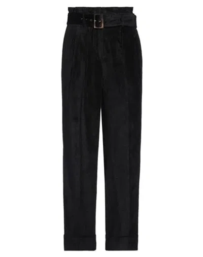 Peserico Woman Pants Black Size 10 Viscose, Elastane