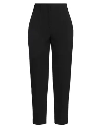 Peserico Woman Pants Black Size 4 Polyester, Viscose, Cotton, Elastane