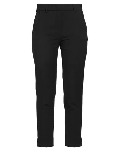 Peserico Woman Pants Black Size 4 Virgin Wool, Polyester, Elastane