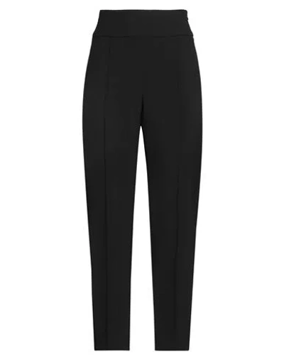 Peserico Woman Pants Black Size 6 Polyester, Viscose, Cotton, Elastane