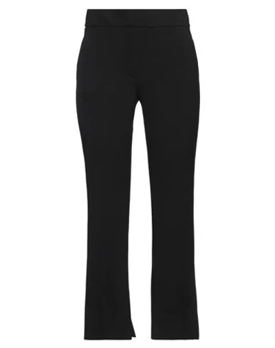 Peserico Woman Pants Black Size 4 Polyester, Viscose, Cotton, Elastane