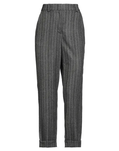 Peserico Woman Pants Black Size 6 Virgin Wool, Elastane
