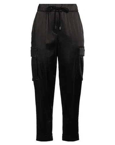 Peserico Woman Pants Black Size 6 Viscose, Acetate, Elastane