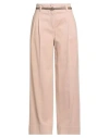 Peserico Woman Pants Blush Size 10 Cotton, Elastane In Pink