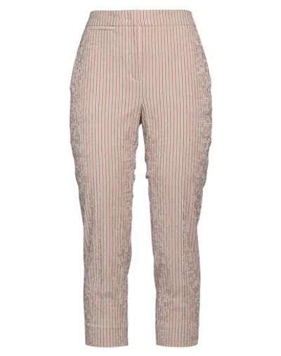 Peserico Woman Pants Brick Size 6 Cotton, Elastane In Red