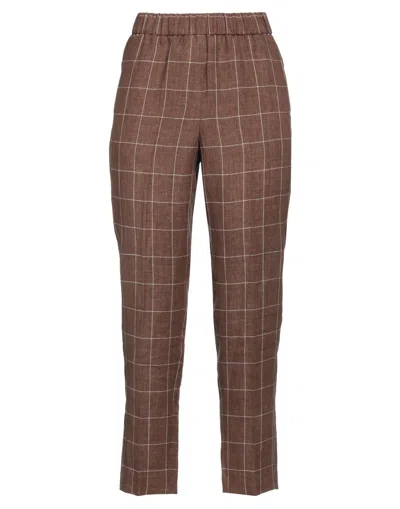 Peserico Pants In Brown