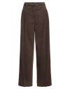 Peserico Woman Pants Brown Size 4 Cotton, Elastane