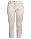 Peserico Woman Pants Camel Size 14 Cotton, Elastane In Neutral
