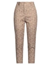 Peserico Woman Pants Camel Size 6 Cotton, Elastane In Beige