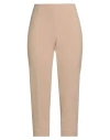 Peserico Woman Pants Camel Size 6 Polyester, Viscose, Cotton, Elastane In Pink