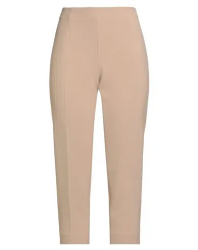 Peserico Woman Pants Camel Size 6 Polyester, Viscose, Cotton, Elastane In Pink
