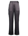 Peserico Woman Pants Charcoal Size 10 Viscose, Acetate, Elastane In Grey