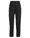Peserico Woman Pants Charcoal Size 12 Virgin Wool, Cashmere, Polyester, Polyamide, Elastane In Gray