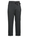 Peserico Woman Pants Charcoal Size 2 Wool, Polyester, Elastane