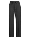 Peserico Woman Pants Charcoal Size 2 Wool, Polyester, Elastane, Merino Wool, Cashmere In Gray