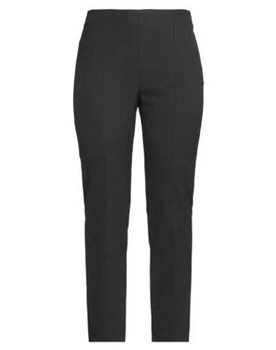 Peserico Woman Pants Charcoal Size 6 Polyester, Viscose, Cotton, Elastane In Black