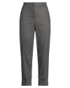 Peserico Woman Pants Charcoal Size 6 Virgin Wool, Elastane, Cotton In Gray
