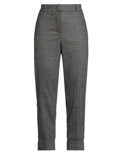 Peserico Woman Pants Charcoal Size 6 Virgin Wool, Elastane, Cotton In Gray
