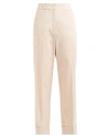 Peserico Woman Pants Cream Size 14 Cotton, Elastane In White