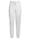Peserico Woman Pants Cream Size 14 Virgin Wool, Silk, Cashmere In White