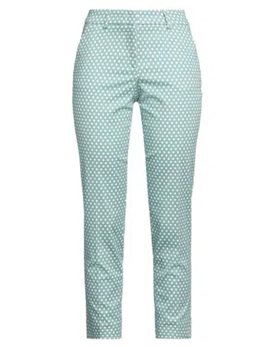 Peserico Woman Pants Green Size 4 Cotton, Elastane