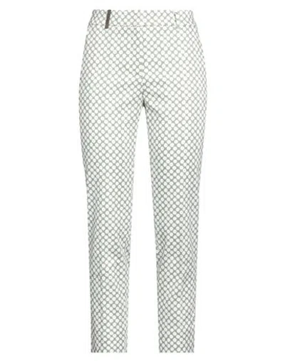 Peserico Woman Pants Green Size 6 Cotton, Elastane