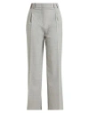 Peserico Woman Pants Grey Size 10 Virgin Wool, Elastane In Grey