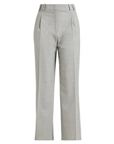Peserico Woman Pants Grey Size 10 Virgin Wool, Elastane