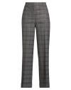 Peserico Woman Pants Grey Size 10 Virgin Wool, Elastane, Polyester In Gray