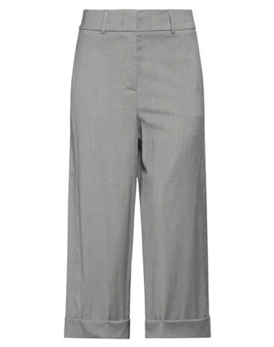 Peserico Woman Pants Grey Size 10 Virgin Wool, Viscose, Elastane